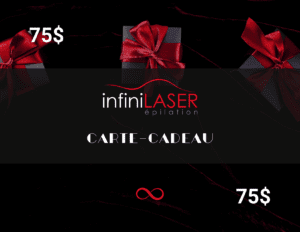 Carte-cadeau de 75$ – Séance d’épilation au laser
