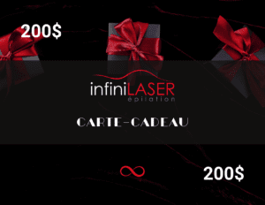 Carte-Cadeau de 200$ – Séance d’épilation au laser